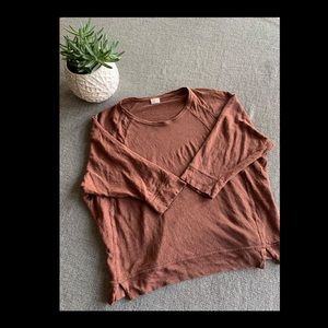 Poetry boxy linen casual top